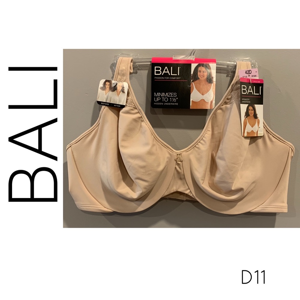 NWT Bali Minimizer Bra 42D (D11)